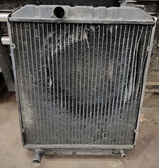 Radiator before cleaning
